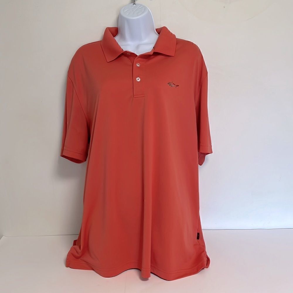 Mens Greg Norman for Tasso Elba Golf Shirt Size XL